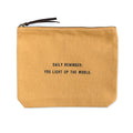 Daily Reminder Canvas Zip Bag- Sunflower