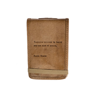 ***Mini David Bowie Leather Journal - 4x6
