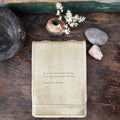 Large Dead Poets Society Leather Journal - Honey