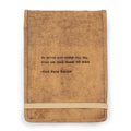 Large Dead Poets Society Leather Journal 7"x9.75"-Maple