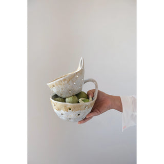 Stoneware Colanders with Handle - Large