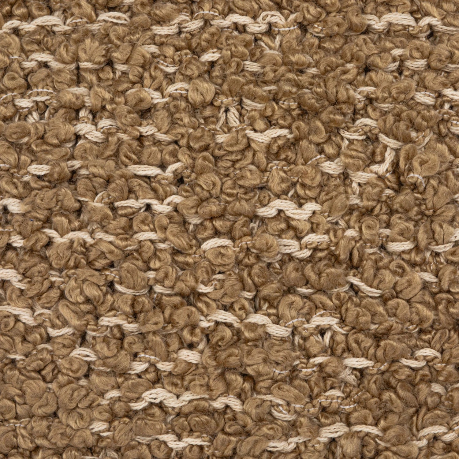 20" Square Woven Cotton Blend Bouclé Pillow