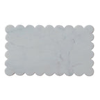 Marble Cheese/Cutting Board with Scalloped Edge