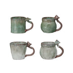 Stoneware Mug with Mushroom Handle