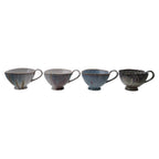 14 oz. Stoneware Footed Mug, 4 Colors