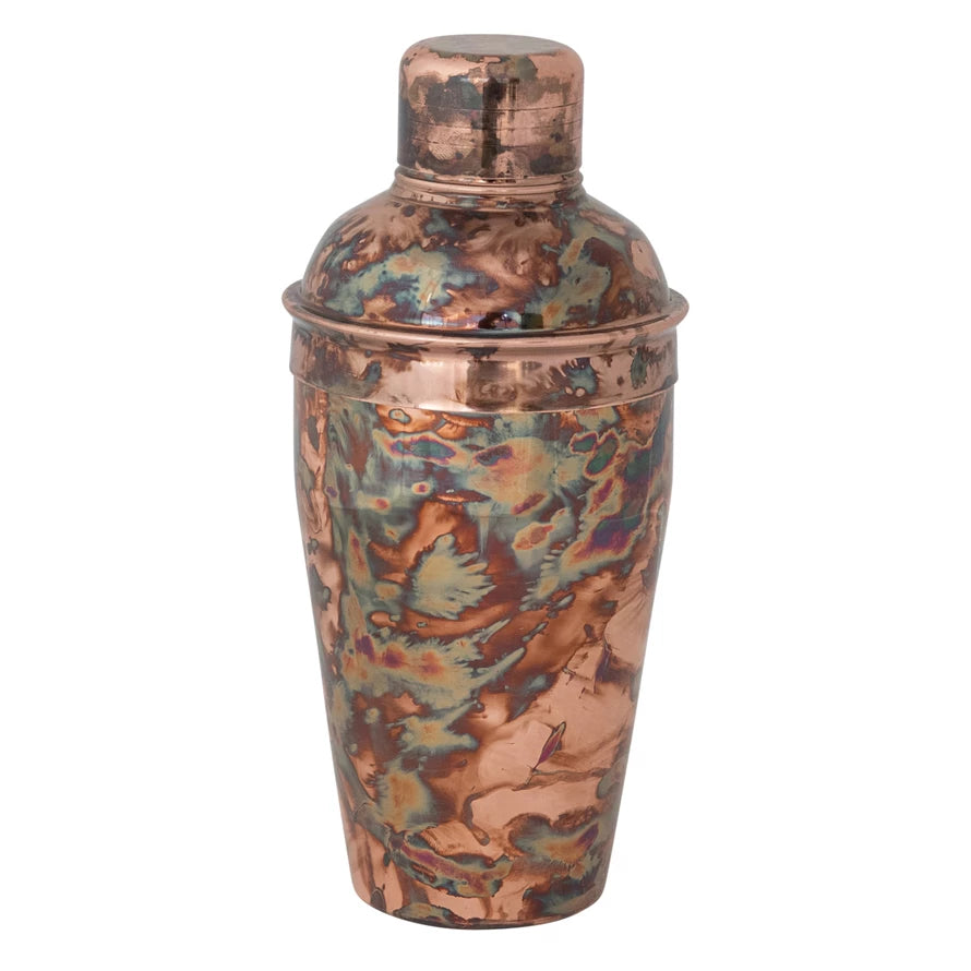 16 oz. Stainless Steel Cocktail Shaker, Oxidized Copper