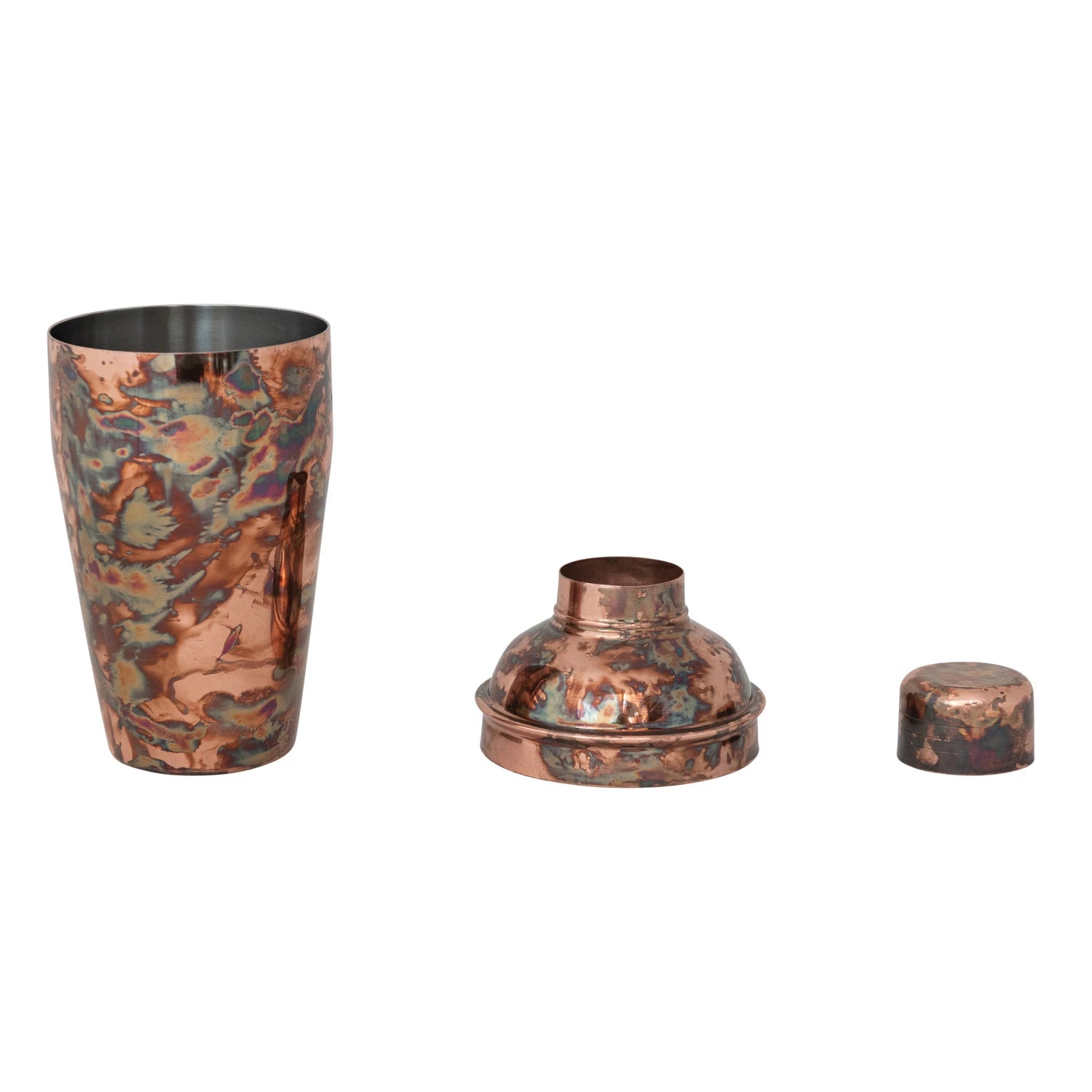 16 oz. Stainless Steel Cocktail Shaker, Oxidized Copper