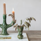 Stoneware Flower Shaped Vase