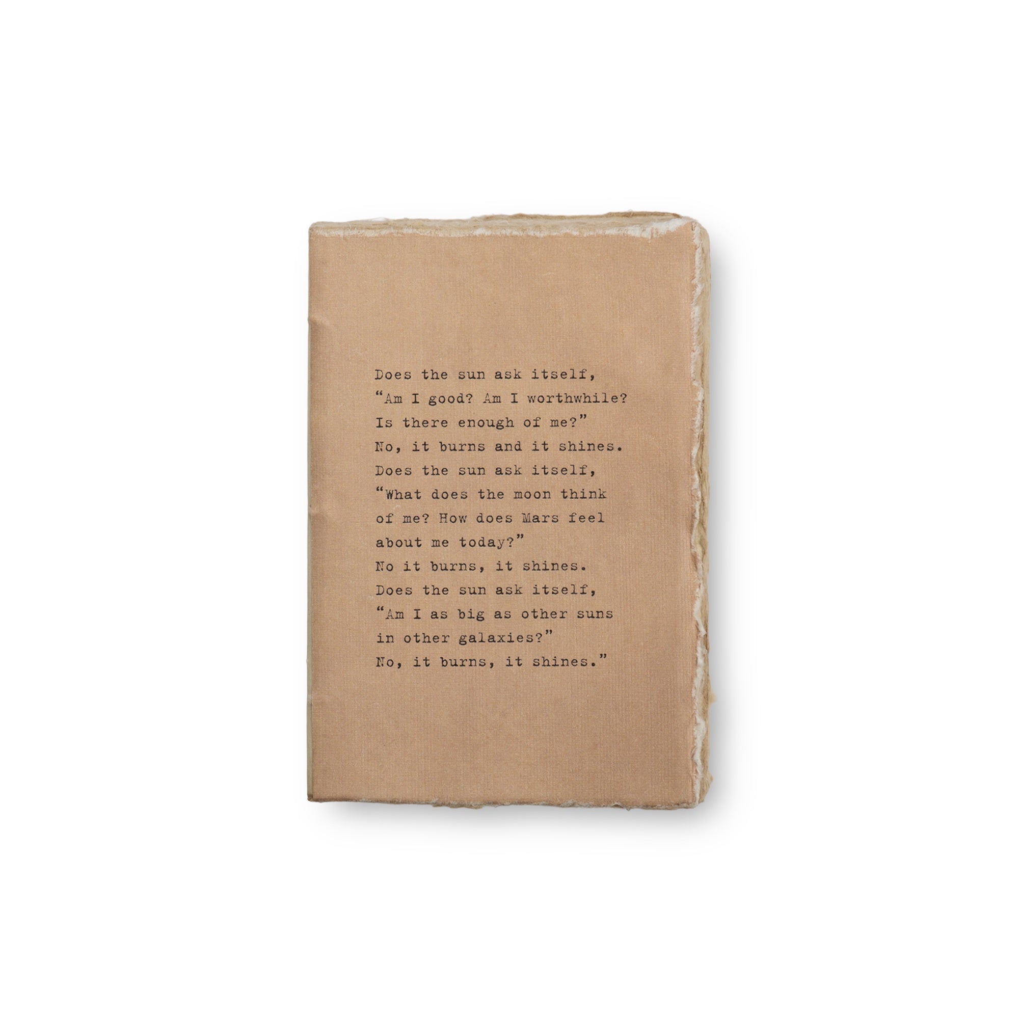 Deckled Edge Notebook - Medium
