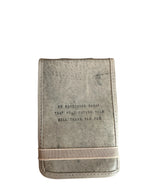Mini Signature Leather Journals - Stone