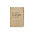 Medium Do You Know (Rumi) Deckled Edge Notebook 4"x6" - Sand