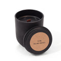 ***To Me You Are Perfect Wood Wick Matte Black Candle