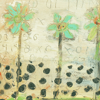 Blue Flowers - Art Print