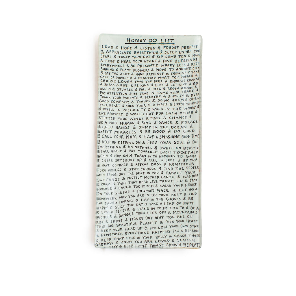 Small Rectangle Decoupage Plate