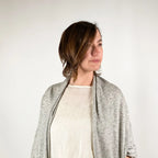 Cashmere Wrap - Silver Grey