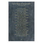 Earth Teach Me to Remember Art Print - Gallery Wrap