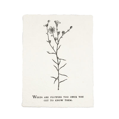 Botanical Handmade Paper Print