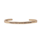 Articles of Love Collection - Brass Cuff