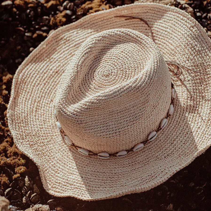 Kalani Raffia Western Rancher with Wire Brim