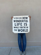 Elton Said Hand Painted Wall Hanging