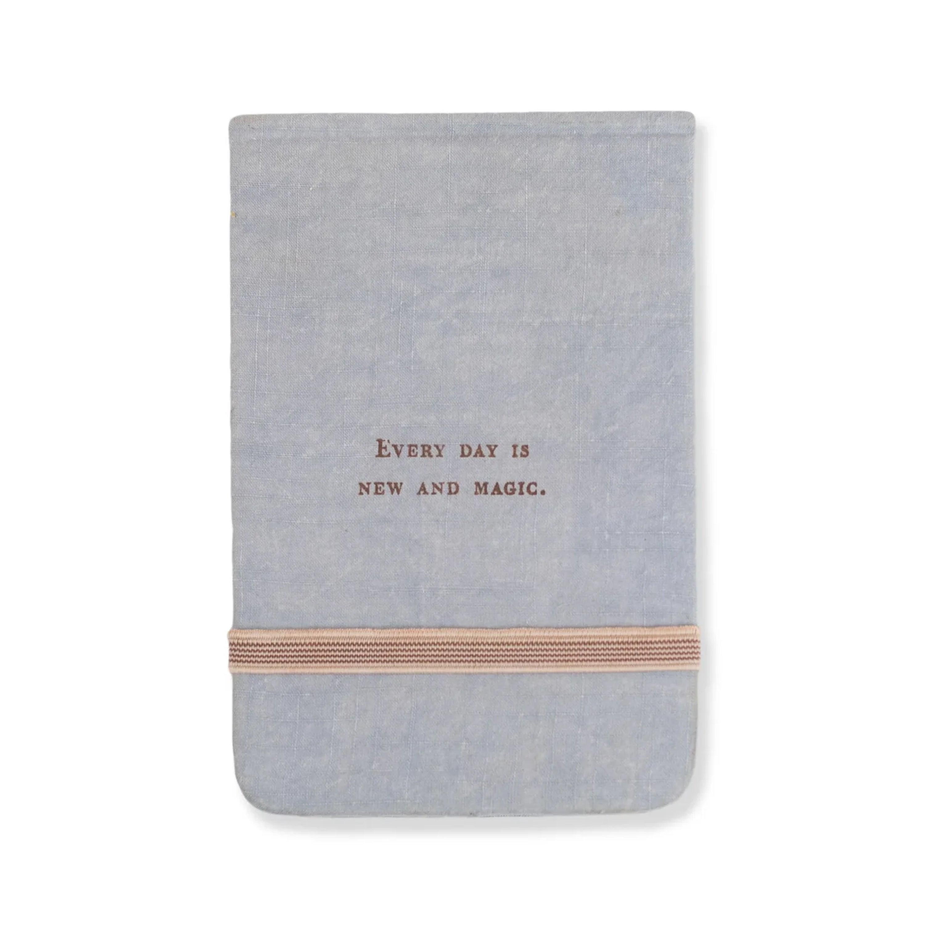 Every Day Is New  And Magic Fabric Notebook-3.5"x5.5"