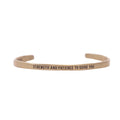 ***Brass Cuff - Strength And Patience