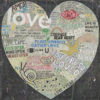 Choose Love - Black - Art Print