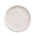 Ribbed Ceramic Speckled Plate  9" - 11"