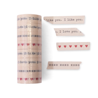 Red Hearts Sugarboo Washi Tape 15mm x 10mm