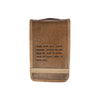 ***Mini Faith, Truth & Love Leather Journal
