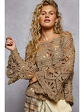 Round Neck Crochet Top