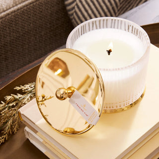 Frasier Fir Medium Candle, Frosted Wood Grain