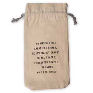 Wine Bag - Ok, I’m Having Wine For Dinner