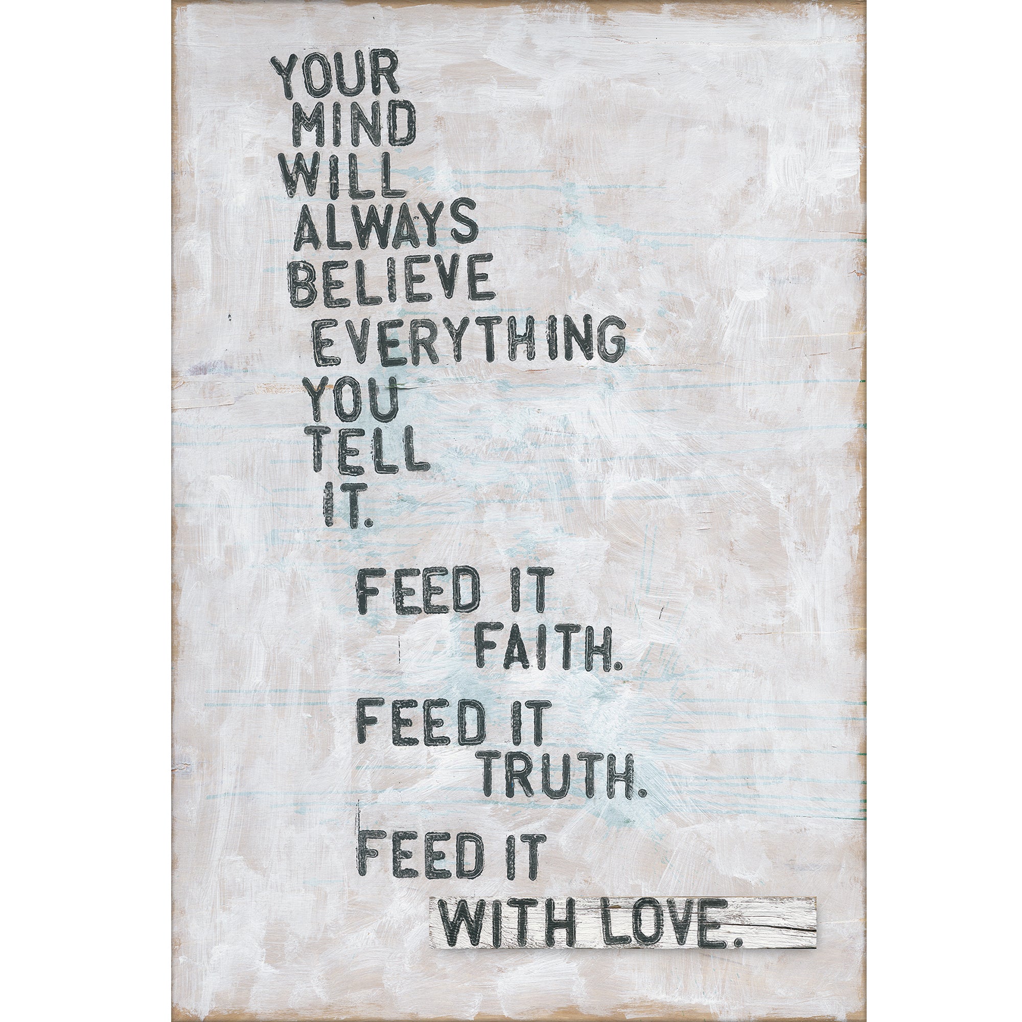 Faith, Truth & Love - Art Print