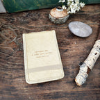 Reasons Why I Like Cats Mini Signature Leather Journal - Honey