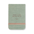 Nothing Is Worth More (Goethe) Fabric Notebook-3.5"x5.5"