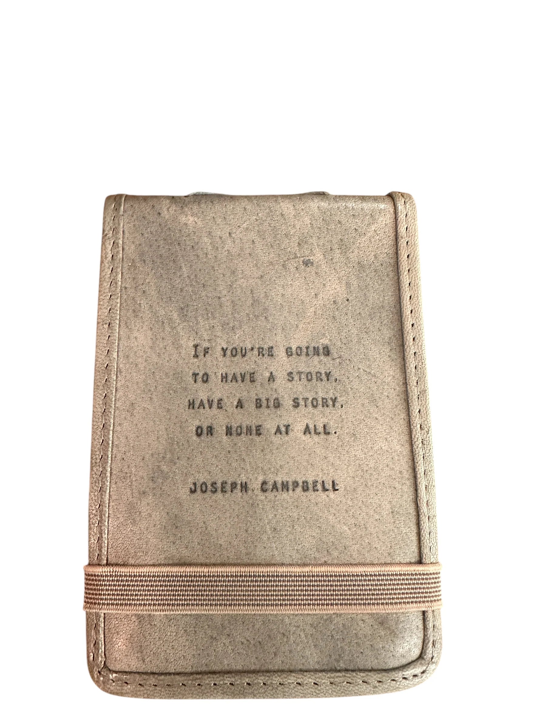 Mini Signature Leather Journals - Stone