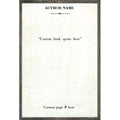 Book Collection Custom Art Print - Grey Wood