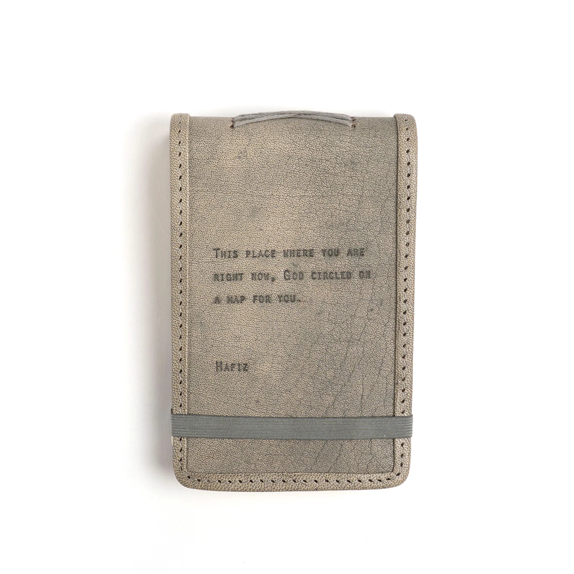 Mini Signature Leather Journals - Stone