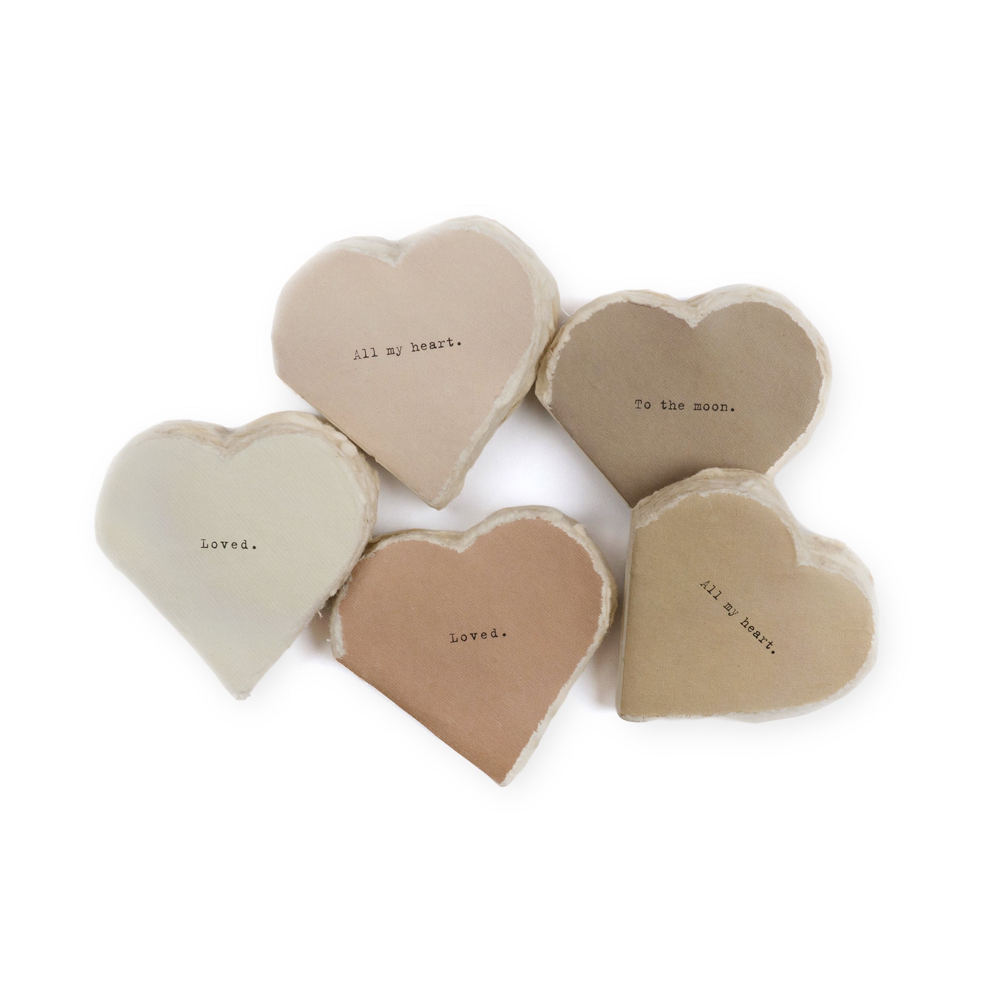Deckled Edge Little Heart Book