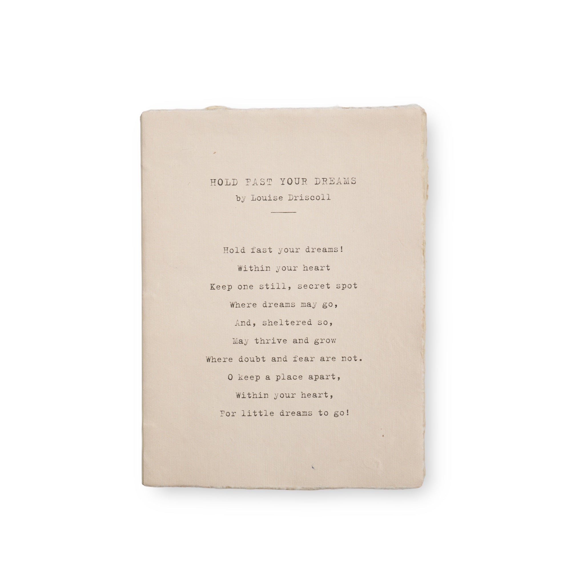 Deckled Edge Notebook - Large