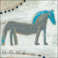 Horse with Blue Mane - Art Print