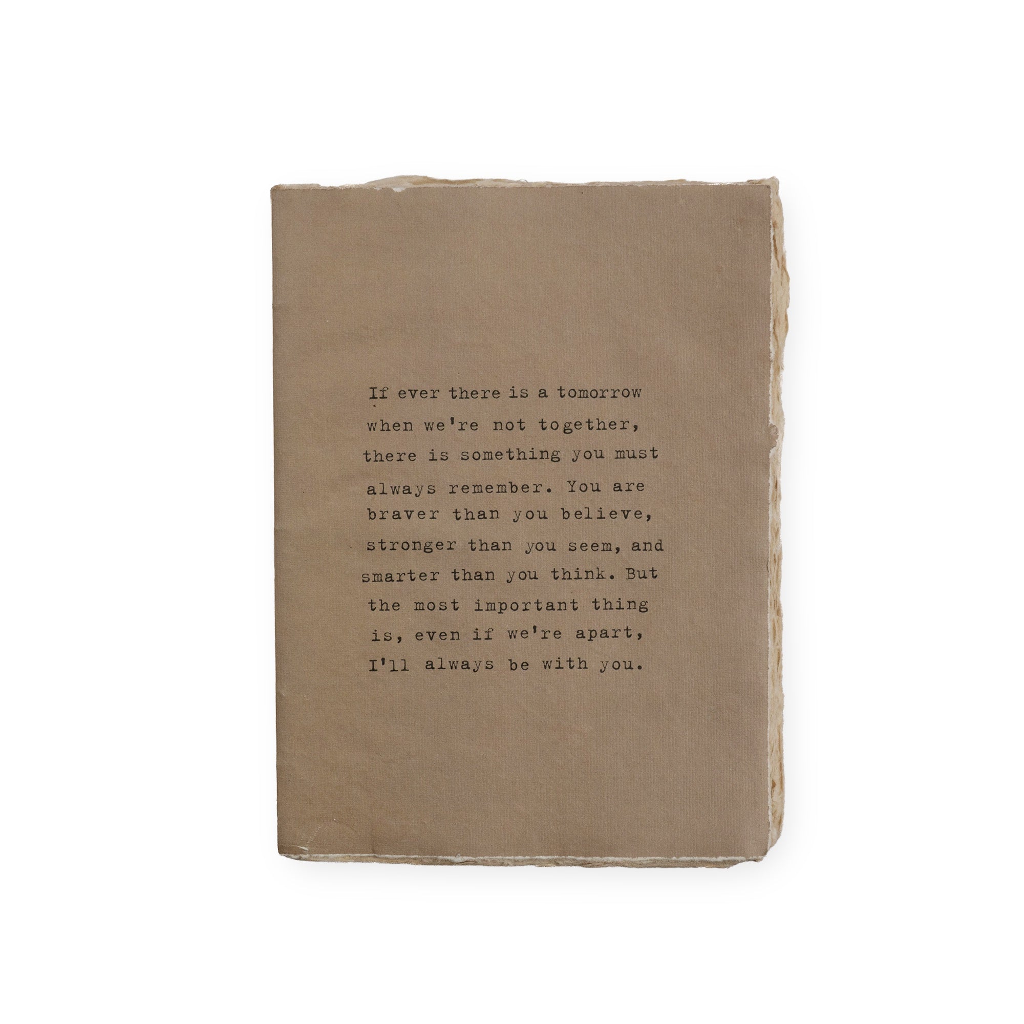 Deckled Edge Notebook - Large