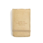 Reasons Why I Like Cats Mini Signature Leather Journal - Honey