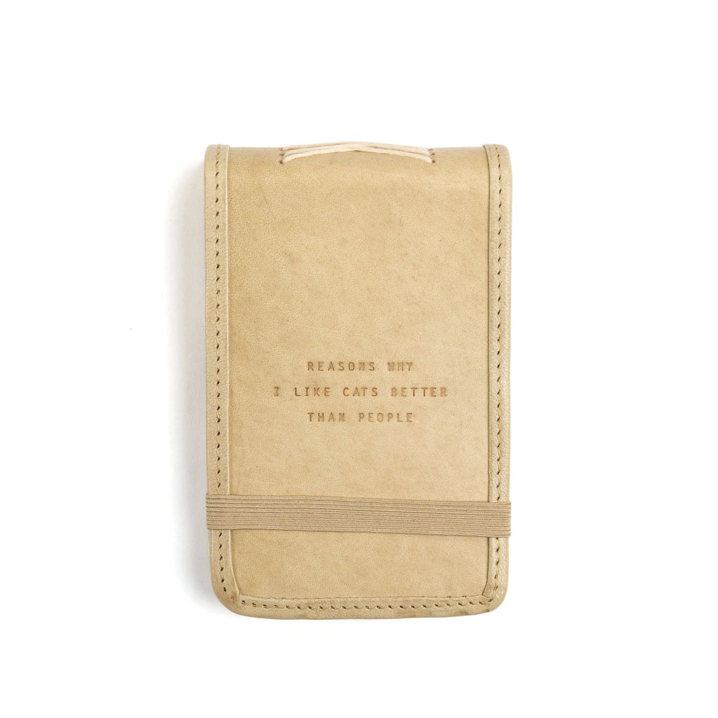 Mini Signature Leather Journals - Honey