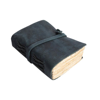 ^Indigo Mini Leather Wrap Journal - 2nd Edition