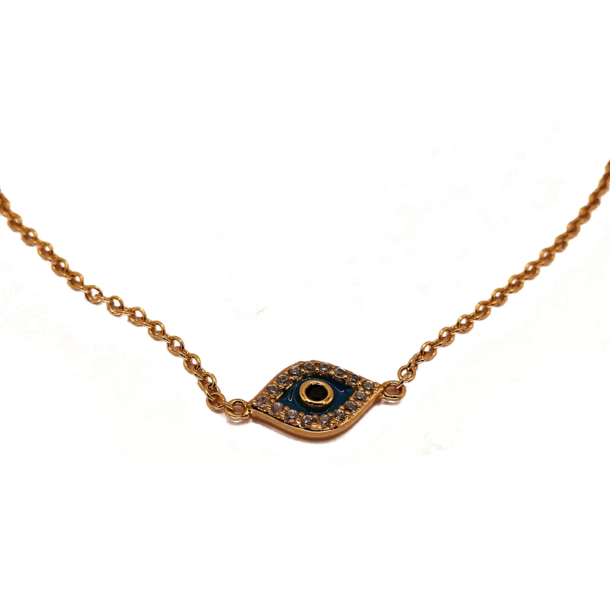 ***Blue Evil Eye Stone Bracelet