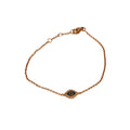 ***Blue Evil Eye Stone Bracelet