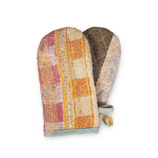 Kantha Oven Mitt