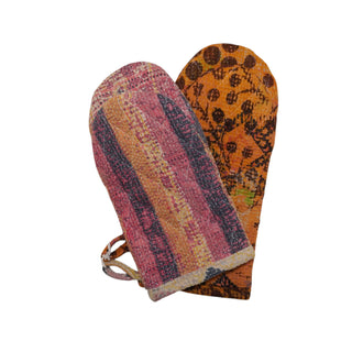Kantha Oven Mitt